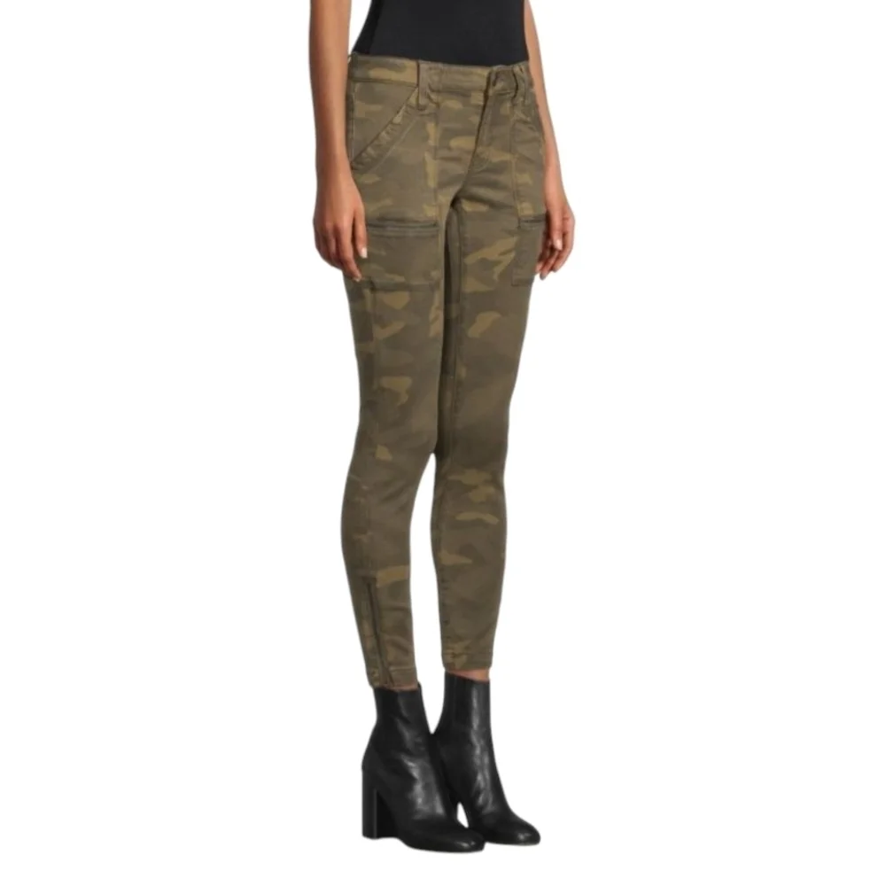 Joie Park Camouflage Cargo Skinny Pants - 32 - Picture 3 of 13
